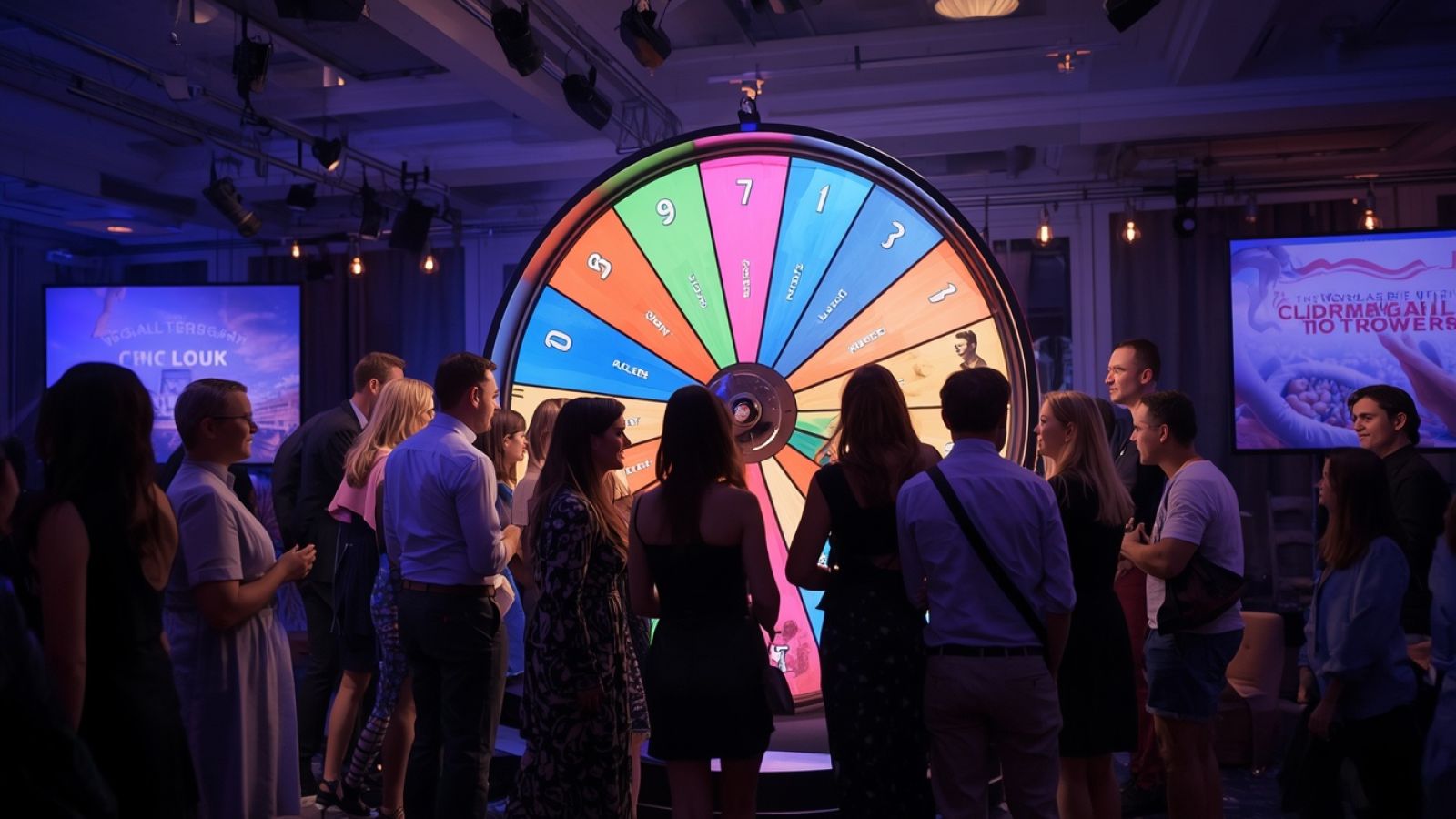 Spin Wheel Art Creative Designs for Weddings and Parties